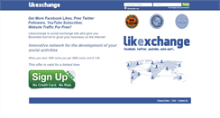 Desktop Screenshot of likexchange.net